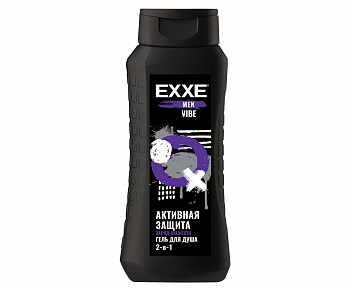 Гель для душа EXXE MEN 400мл 2в1 VIBE Увлажняющий /12/Арвитекс