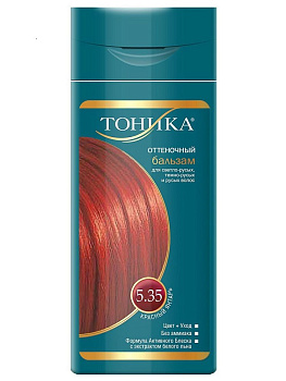 Оттеночный бальзам ТОНИКА  5.35 Красный янтарь (150мл) /6/