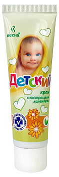 Весна Крем Детский 45г Смягчающий (Календула) туба /24/2631