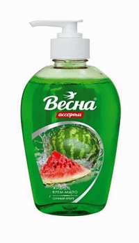 Весна  Жид крем-мыло Ассорти 280г Сочный арбуз с доз. /15/