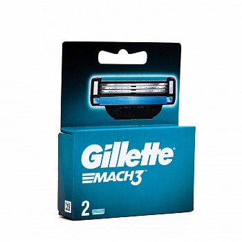 Кассеты Gillette Mach3  2шт /20/