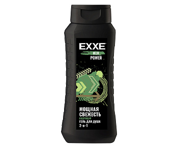 Гель для душа EXXE MEN 400мл 2в1 POWER Бодрящий /12/Арвитекс 1430