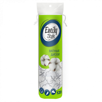 Ватные диски Emily Style 120шт /35/Арвитекс