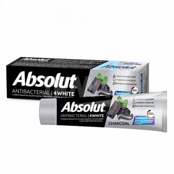 ABSOLUT Зубная паста  Antibacterial  4WHITE, 110 г /48/8074