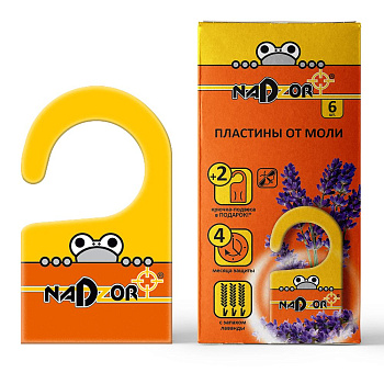 Пластины от моли 6шт NADZOR /30/