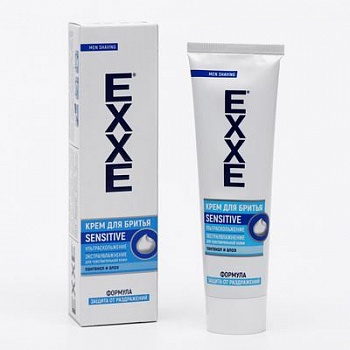 EXXE Крем для бритья SENSITIVE для чувствительной кожи 100мл /30/Арвитекс