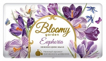 Весна мыло Bloomy garden  90г Euphoria /24/6234