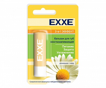 Бальзам для губ EXXE Восстанавливающий 3-в-1 эффект (стик 4,2г) /С0006399
