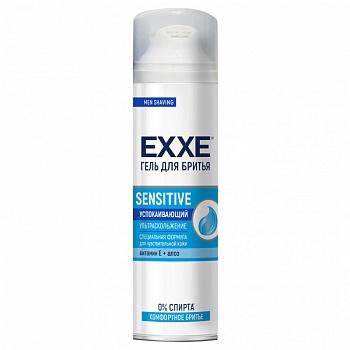 EXXE Пена для бритья SENSITIVE для чувст. кожи 200мл /24/