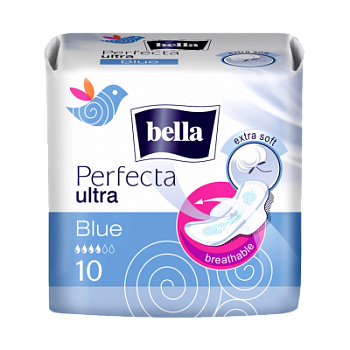 Прокладки гиг. Белла Perfekta ultra Blue extra soft 10шт /36/10-Т92/275
