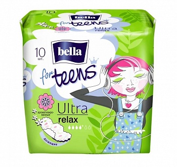 Прокладки гиг. Белла Ultra for teens RELAX 10шт для подростков /36/10-259