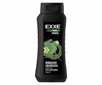 Гель для душа EXXE MEN 400мл 2в1 POWER Бодрящий /12/Арвитекс 1430