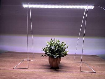 ФИТО-подставка для светильника для растений Uniel h=500мм металл/белый UFP-G20S (без лампы)