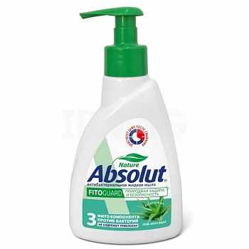 Весна жид мыло ABSOLUT FitoGuard Алое дисп.250г /10/5064