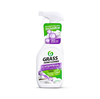 Home Cleaner Чистящее средство с энзимами 15в1 фл (600мл) с курком /8/GRASS/