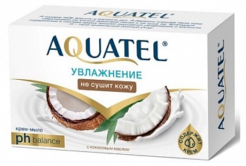 Весна мыло Aquatel  90г Кокосовое молочко /24/6230