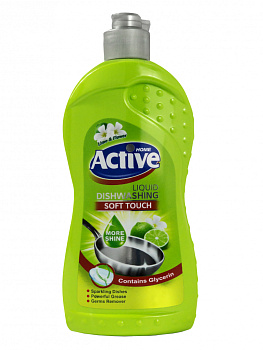 Гель для мытья посуды Active 500мл Лайм и цветы /12/