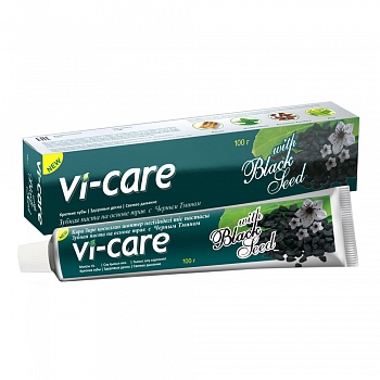 Зубная паста Vi Care BLACK SEED (с черным тмином) 100г /10/