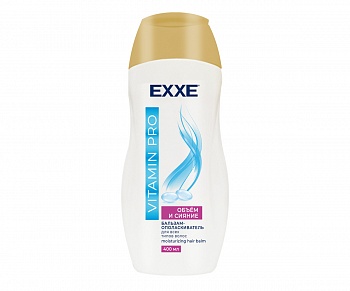 Бальзам для волос EXXE Vitamin Pro 400мл Объем и Сияние /12/Арвитекс