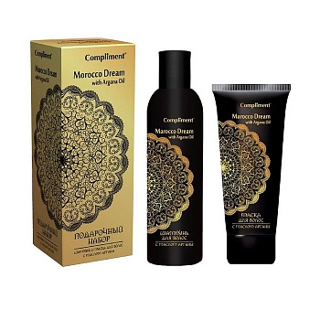 Подарочный нобор Compliment № 128 Argana/Hamam Morocco Dream (шампунь+маска для волос) /12