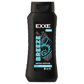 Гель для душа EXXE MEN 400мл 2в1 BREEZE Морские минералы /12/Арвитекс