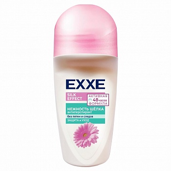 Дезодорант EXXE женский Ролик 50мл Silk effect Нежность шелка /12/С0007384/Арвитекс