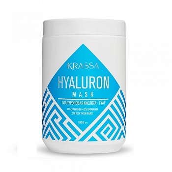 KRASSA Professional Hyaluron Маска для волос с ГИАЛУРОНОВОЙ кислотой 1000мл KPROF40620/6