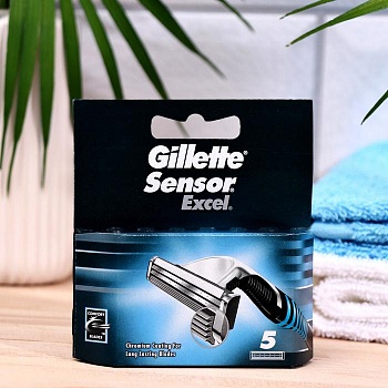 Кассеты Gillette Sensor excel 5шт женские /10
