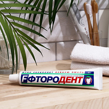 Фтородент зубная паста 90г туба/48/Весна/