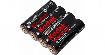 Пальчиковые батарейки  4шт KODAC R06 б/б 4/24/576