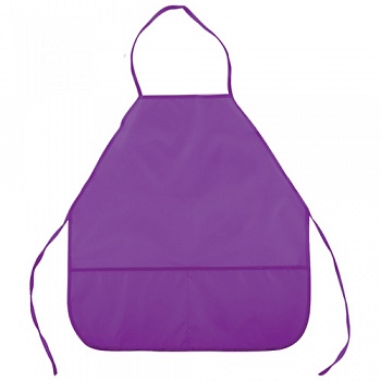 Фартук д/труда с двумя карманами deVente, водоотталк.ткань, фиолетовый (S)